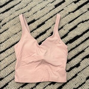 Lululemon Athletica Light Pink Tank Top